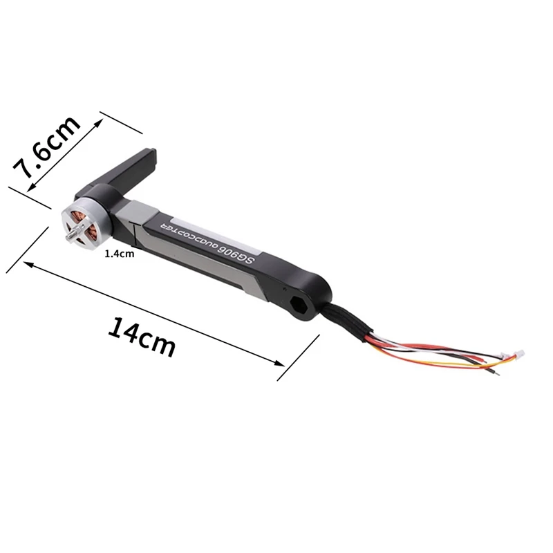 SG906 Drone Arms Replacement Front a Arm W/ Motor for CSJ-X7 Beast SG906 X193 RC Drone