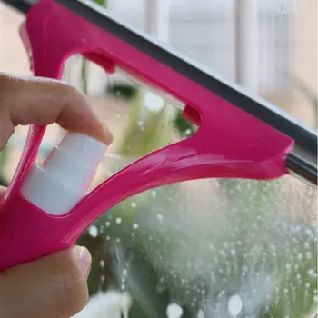 

Hot Random Color Spray Window Glass Brush Wiper Cleaner Washing Scraper Home Bathroom Car Window Cleaning Tool