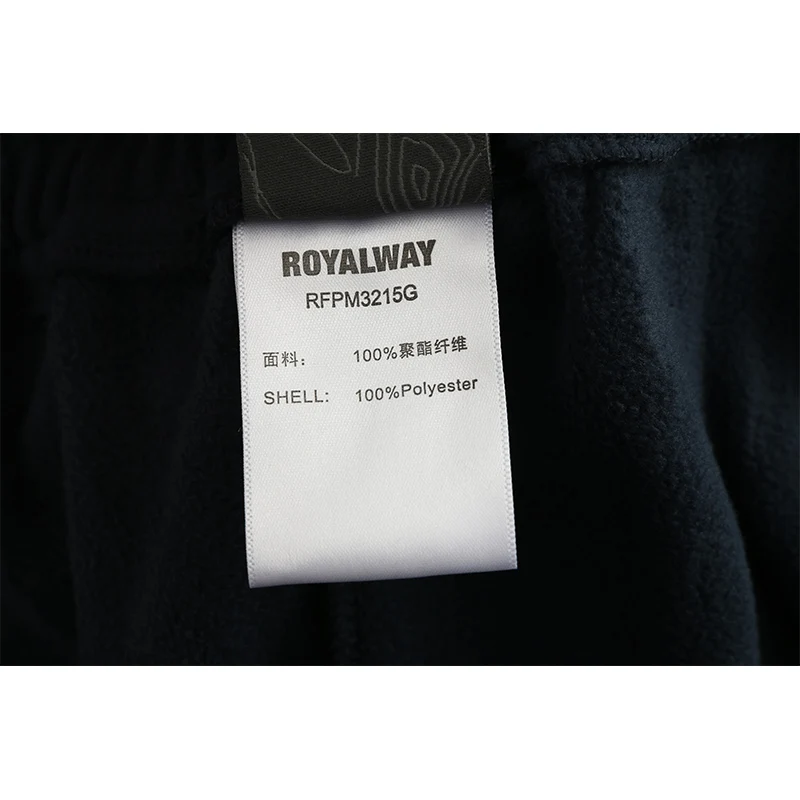 ROYALWAY, мужские спортивные штаны, для бега, тренировок, упражнений, спортивные штаны, для спортзала, фитнеса, мужские Свободные флисовые штаны, RFPM3215G