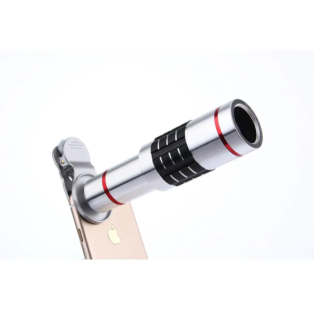 

Universal clip mobile phone telescope head 18 times telephoto external camera mobile phone live HD universal version18times lens