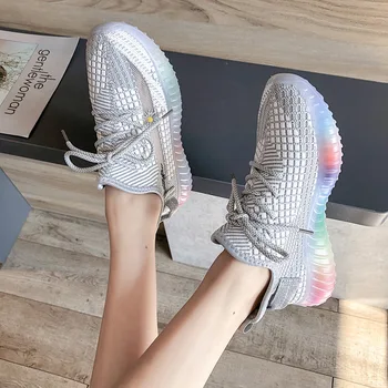 

2020 Women Sneakers Running Shoes Platform Casual Trainers Walking Outdoor Footwear tenis feminino mujer vulcanizar los zapatos