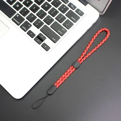 Versatile Adjustable Wrist Strap with USB Disk and Key Lanyard for Mobile Phone Accessories (Red)