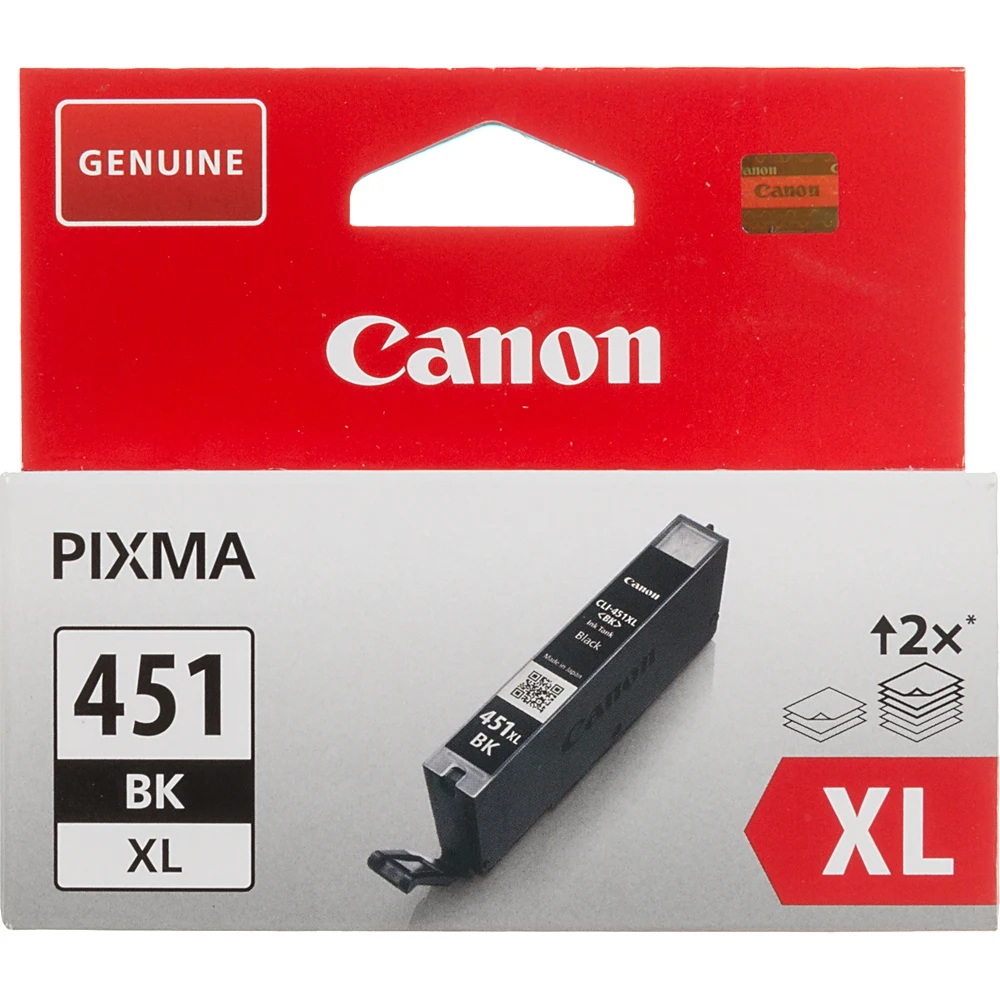 Картридж струйный Canon CLI-451XLBK 6472B001 черный для Canon Pixma iP7240/MG6340/MG5440