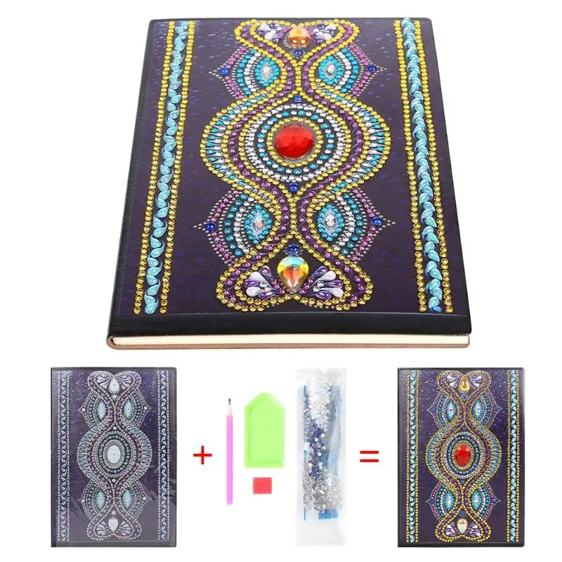 5D DIY алмазная живопись A5 блокнот дневник Книга набросков специальная форма Мандала Алмазная картина со стразами книга - Цвет: 23