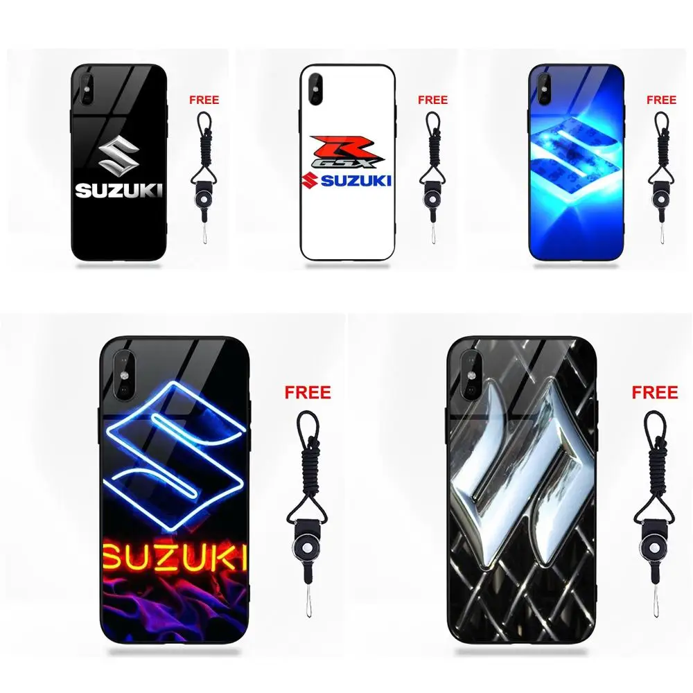 Для Suzuki Gsxr Gsx R логотип для Apple iPhone 5 5C 5S SE 6 6S 7 8 Plus X XS Max XR Мягкий ТПУ оправа