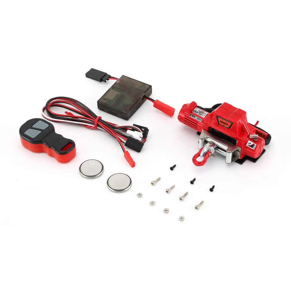 

Automatic Winch and Wireless Remote Controller Receiver A for 1/10 RC Crawler Car Axial SCX10 TRAXXAS TRX4 D90 TF2 Tamiya CC01