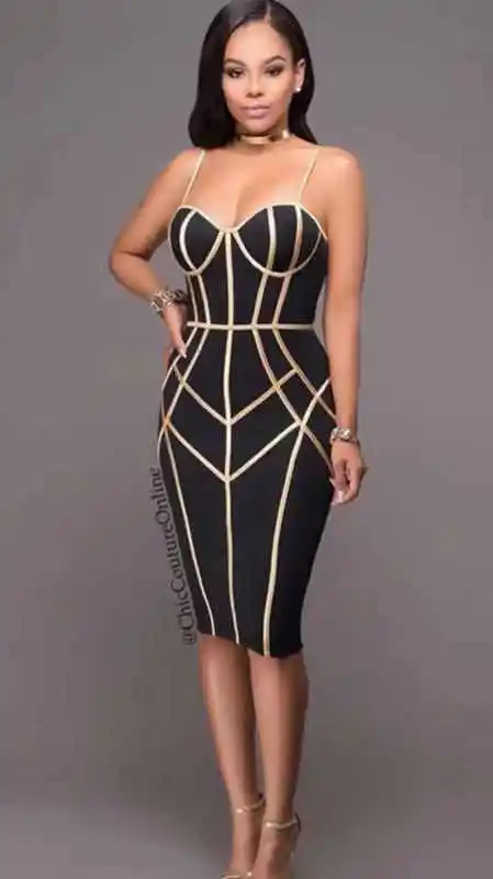 

New Sexy Women Dress Fashion 4 Color Solid Straped Knee Length Bandage Dress Party Dress