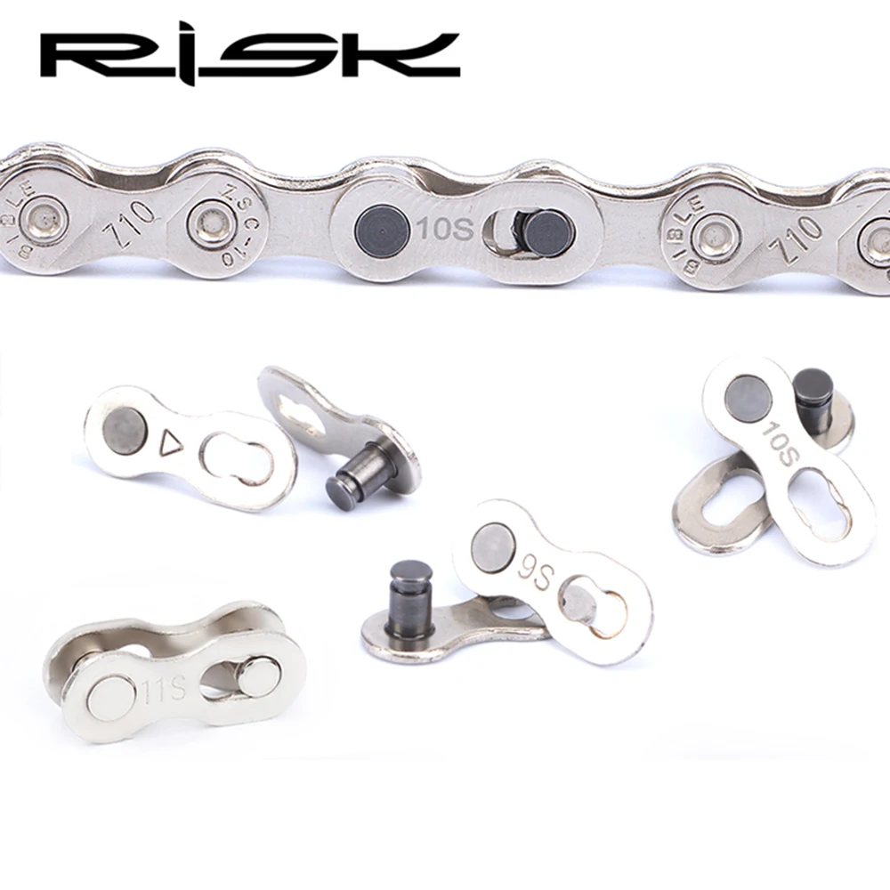 1 Pair/5 Pair Bike Chains Mountain Bike Bicycle Chain Connector for 6 7 8 9 10 11 Speed Quick Master Link Joint Chain Bike Parts