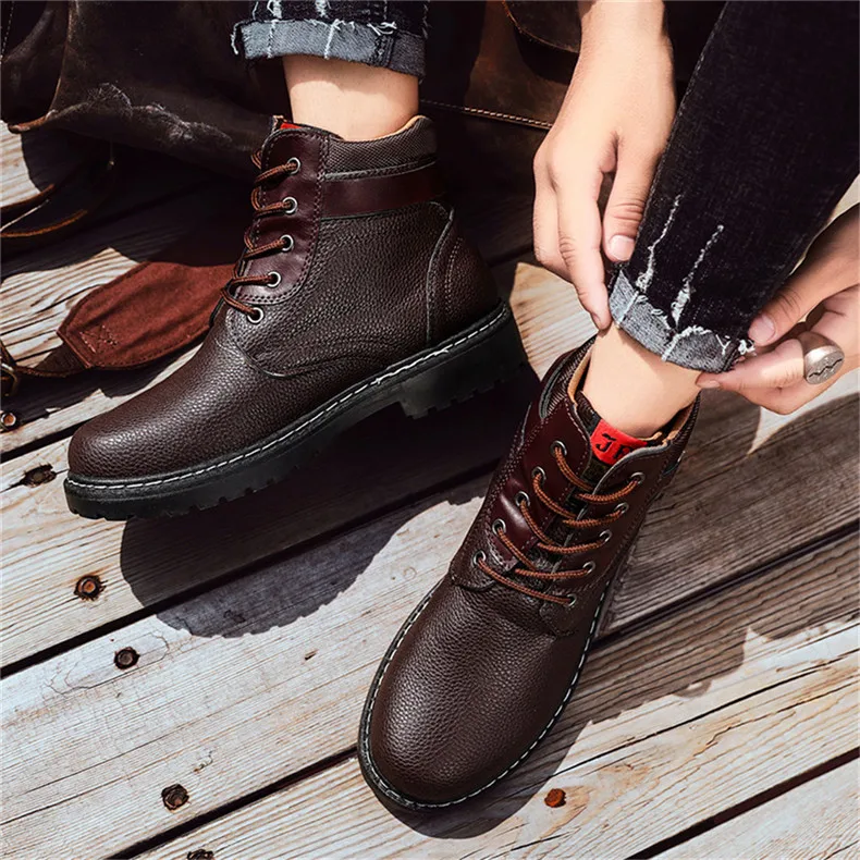 39-44 boots winter Comfortable Non-Slip warm men winter shoes#GC38188