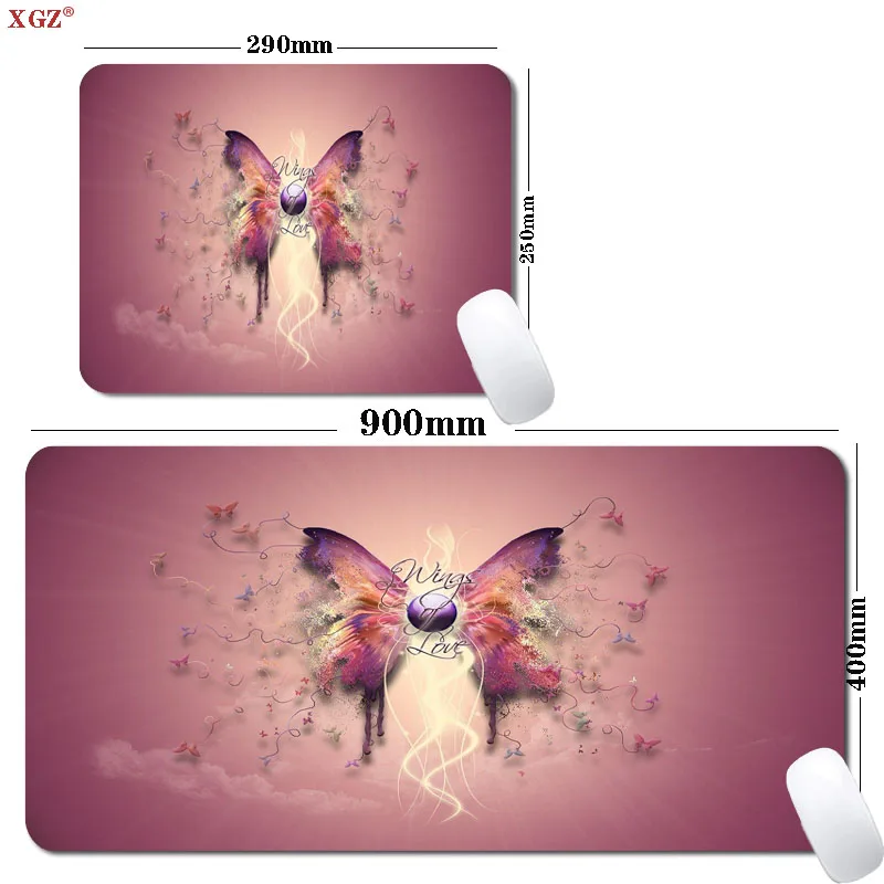 

Creative Butterfly Mouse Pad Gamer Table Mat Large M L XL XXL Computer Game Peripheral Accessories Children and Adult Mouse Pad