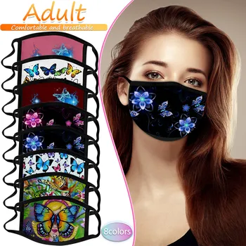 

Mascarilla Con Filtro Fashion Printed Mouth Masks For Protection Anti-face Mask Washable Earloop Mask Mascarilla Masque