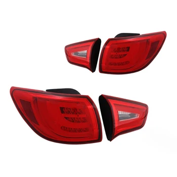 

Kia Sportage 2010-2014 rear lights, "BMW Series Style", transparent red