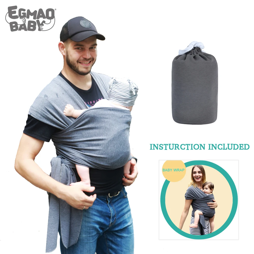 Baby Wrap Baby Carrier Sling- Original Stretchy Infant Sling, Perfect for Newborn Babies and Children up to 35 lbs