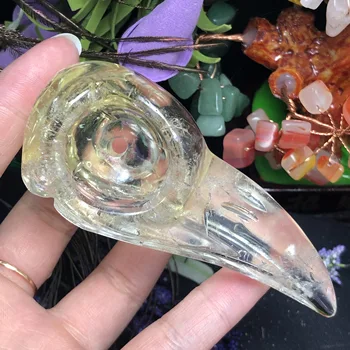 

Natural 100 % hand-carved old eagle beak, beautiful craft home decoration