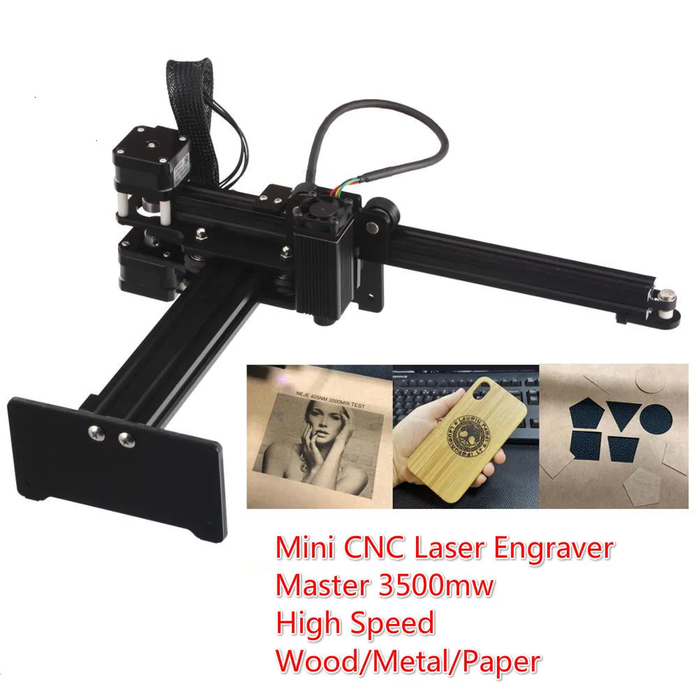 

Hot Sale Master 3500mw High Speed Mini CNC Laser Engraver Engraving Machine For Metal /Wood Router/Paper Cutter/Desktop Cutter