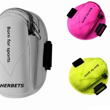 Running Arm Belt Wrist Pouch Phone Case Bag Wrist Arm Bag Elastic Mobile Phone Armband Sports Unisex FOR IPHONE HUAWEI