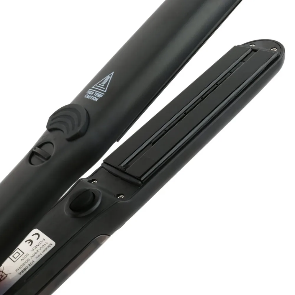 

Professional 450F Ceramic Vapor Steam Hair Straightener Styling with Argan Oil Infusion Steam Flat Fast Heating Iron Argan