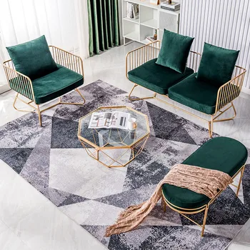 

Nordic Wrought Iron Shoe Bench Long Strip Home Bed End Stool Fitting Room Fitting Shoes Bench Clothing Mall Sofa Stool