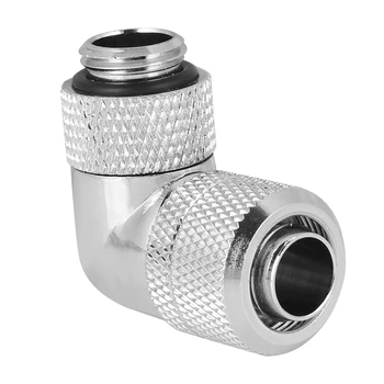 

Thin Fast Elbow Water Cooling Fitting 90 Degree Right Angle Tube Connector G1/4 2 Points Thread For PC Water Cooling Systems