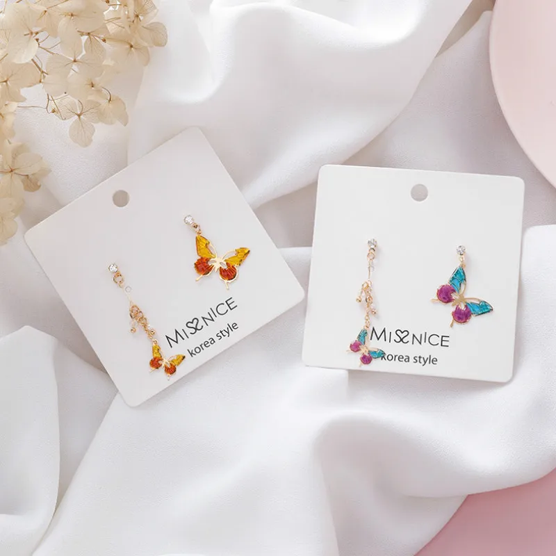 

Trendy Metal Bowknot Women Dangle Earrings Sweet Butterfly Asymmetric Earrings Drop Earrings Jewelry Earrings