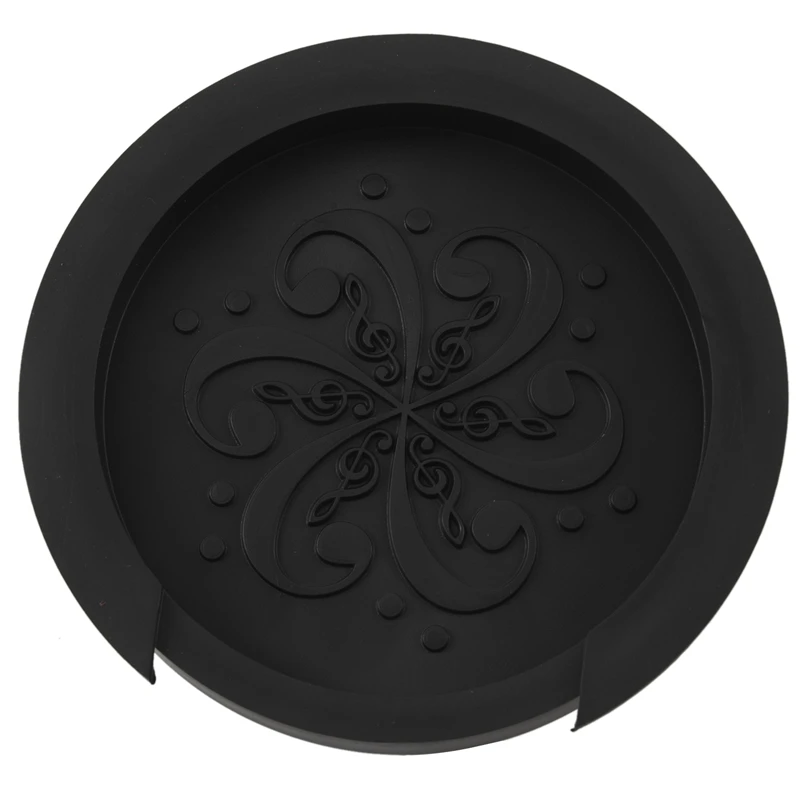 

Acoustic Guitar Sound Hole Cover Block Plug Sching Halt for 40"/41" EQ Black