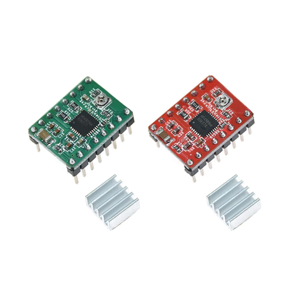 Шаговый Драйвер A4988 + радиатор для запчастей 3D-принтера Reprap 5 шт. | Обустройство