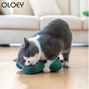 

Funny Cactus Cat Toy Pet Kitten Interactive Chewing Toy Teeth Grinding Catnip Claws Thumb Bite Cat mint For Cats Pet Supplies