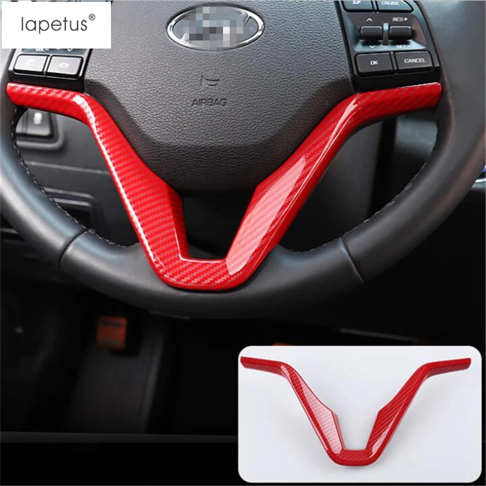 Аксессуары Lapetus подходят для Hyundai Tucson 2016 2020 ABS рулевое колесо форма V декоративный