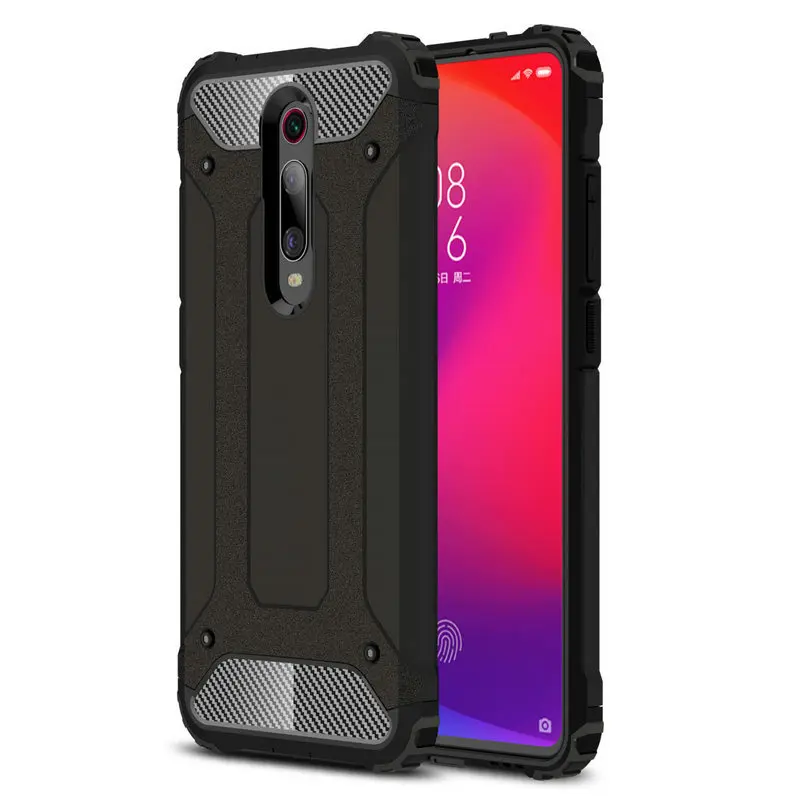 100 шт. защитный чехол для Xiaomi Redmi 8 8A 7 7A 6 6A 5 Plus 5A 4 4A 4X 4S K20 Pro 3 3S S2 Go противоударный Гибридный Двойной Слои крышка