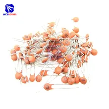 Diymore 100 шт./лот 102 1000pF 1nF постоянной ёмкости, универсальный конденсатор с алюминиевой крышкой, 50В 1000pF 102 DIP Керамика конденсаторы