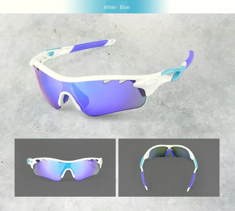 Cycling Sunglasses Outdoor Polarizing Bicycle Riding Glasses Wind-Resistant Sand Fishing Mountain Bike Sports Sun Goggles