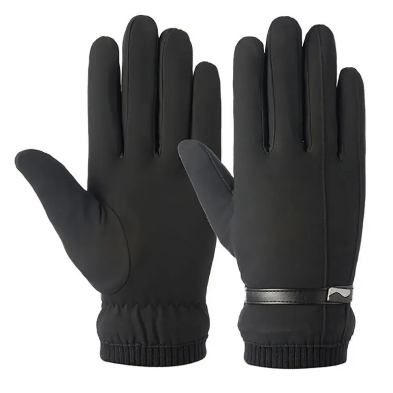 Thick Waterproof Cold Resistant Outdoor Sports Riding Driving Skiing Gloves For Winter