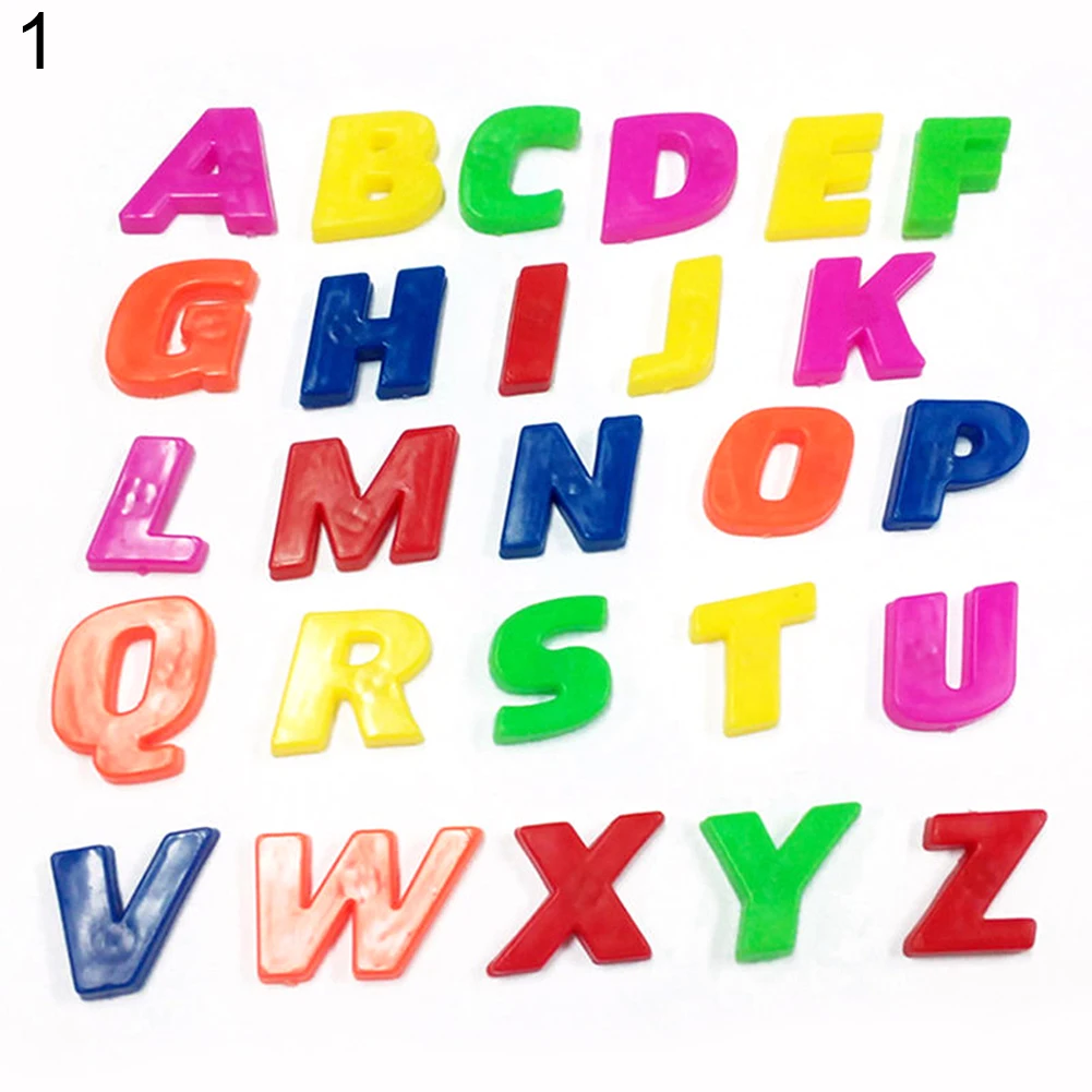 Details about   26PC Magnetic Letters Childrens Kids Alphabet Magnets In UPPER Case Learning New 