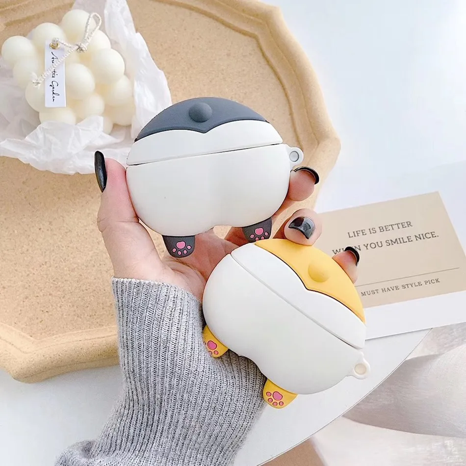 3D чехол для наушников для Airpods Pro Чехол Силиконовый Ститч собака Мультяшные наушники/Earpods чехол для Apple Air pods Pro 3 чехол Брелок