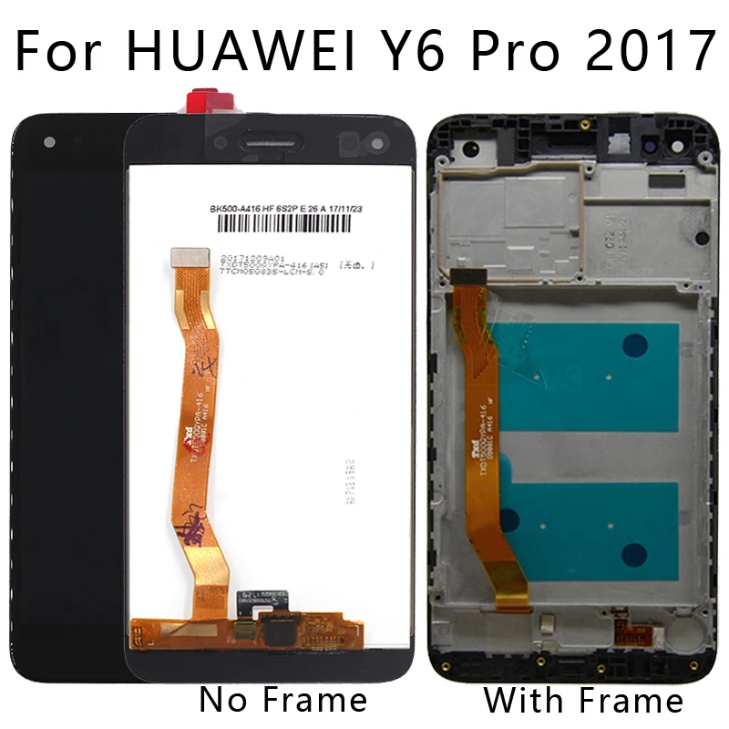 

5.0 original display For Huawei Y6 Pro 2017 SLA-L02 SLA-L22 SLA-TL00 LCD Display touch screen digitizer Assembly repair Parts