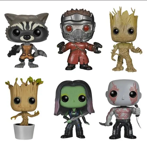 Funko POP Оригинальные фигурки стражи галактики 2 Коллекция виниловые игрушки для