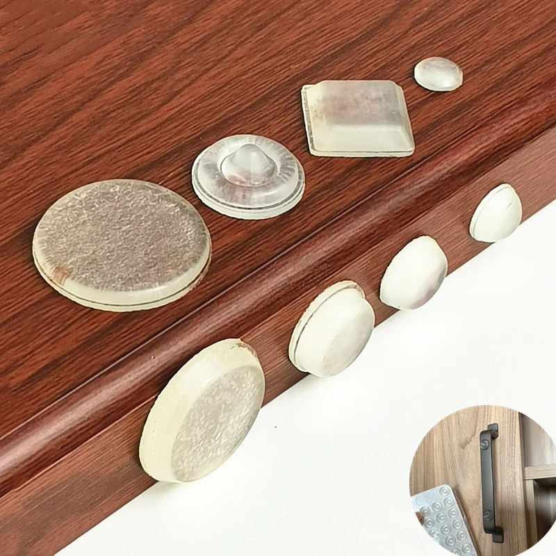Cabinet Door Bumper Silicone Material for Kitchen Cabinet Self-adhesive Damper Pad for Door Stopper