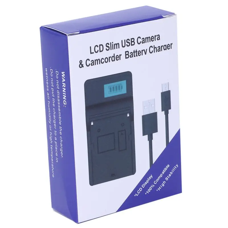 FFYY-SLIM ЖК-зарядное устройство для Canon LP-E8, LC-E8E и Canon 550D, 600D, 700D, Rebel T2i, Rebel T3i, Rebel T4