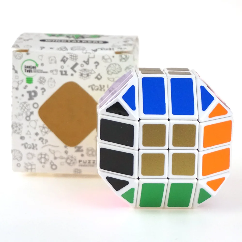 Кубик Рубика [LanLan четвёртый заказ Линь край 12 поверхности тела белый фон] нестандартный куб четвёртый заказ 12 Линь край весь