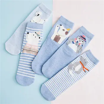 

KingDeng Winter Kawaii Socks For Woman Harajuku Cartoon Cute Art Warm Aesthetic Sock For Women Streetwear Korean Style Women