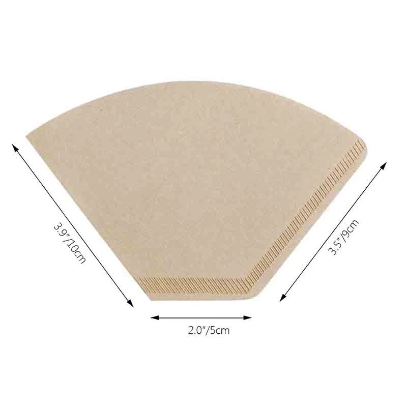 

Coffee Filters Cone, 200 Count #2 Natural Brown Unbleached Paper, Disposable Filter Pour over Dripper, Personal Compostable Coff
