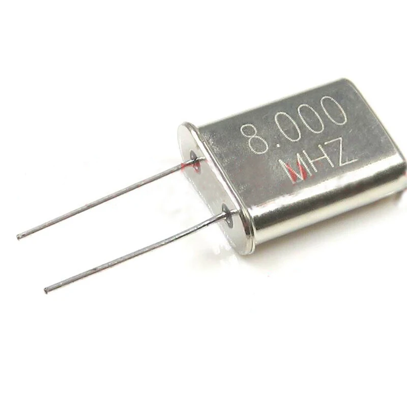 50pcs 49U HC-49U 8MHz 20ppm 20pF quartz resonator crystal oscillator kit