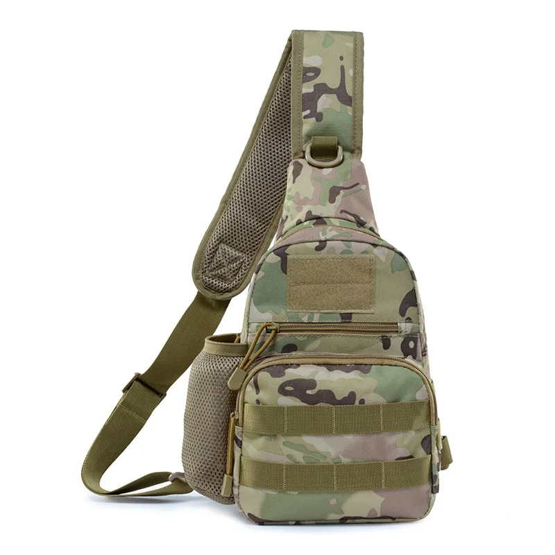 Tactical Backpack Shoulder Chest Bag Camouflage Rucksack Outdoor Hiking Camping Travel Sports Bag