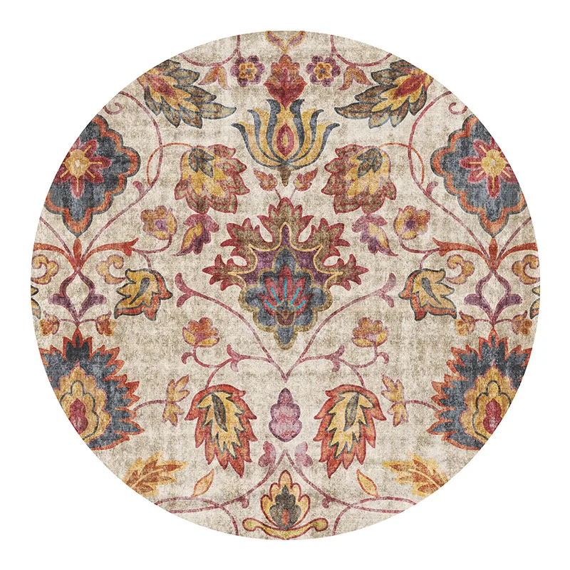 

Persian Style Living Room Round Carpets For Bedroom Moroccan Rugs And Carpets Coffee Table Area Rugs Home Office Chair Floor Mat