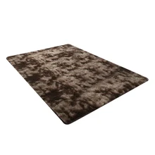 Градиентный ковер длинный пушистый коврик для спальни плюшевый коврик для гостиной домашний Декор Орнамент TB распродажа