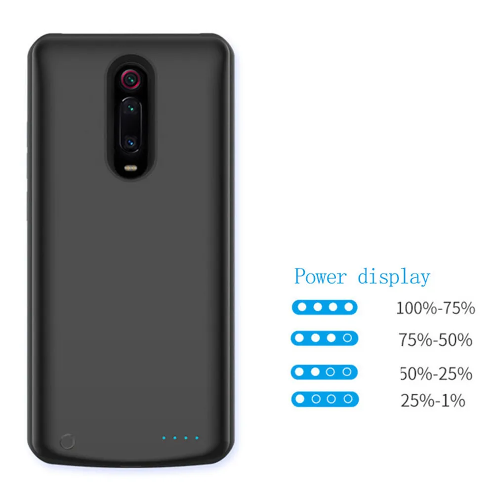 JINXINGCHENG два цвета чехол для зарядного устройства для redmi k20/K20 pro 6500 мАч с зажимом для быстрой зарядки