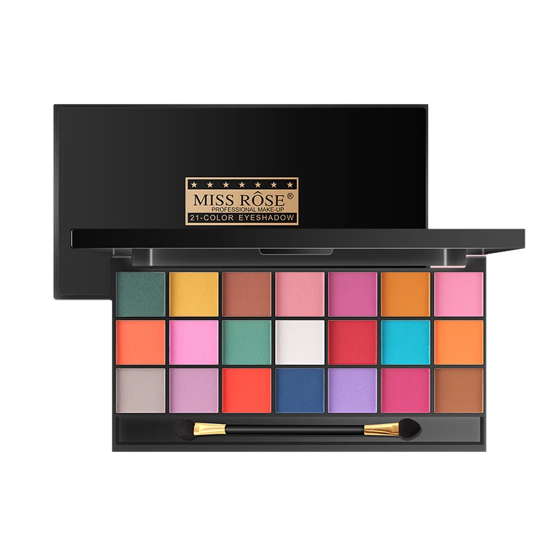 21 Colors Glitter Shimmer Makeup Eye Shadow Palette Eyeshadow Palette Powder Pigmented Shadows