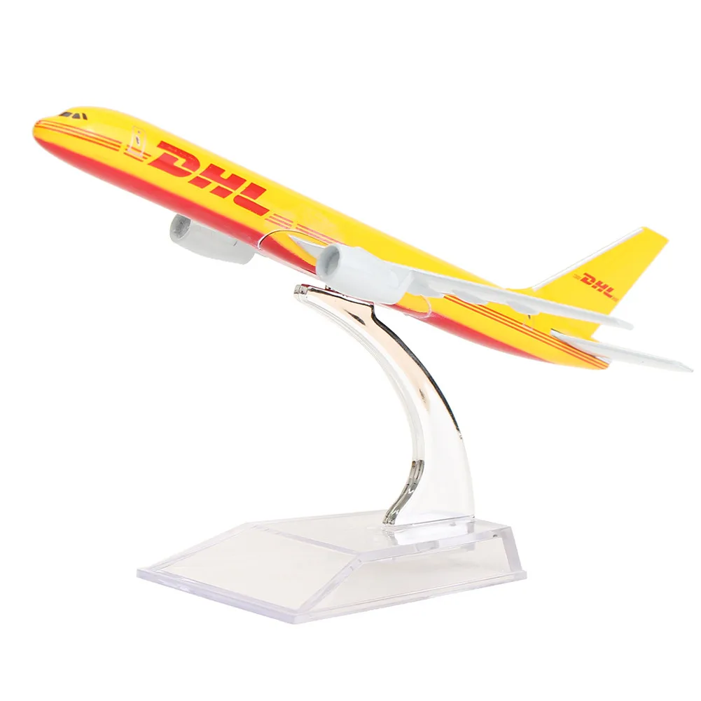 

B757 DHL Kargo 16CM Metal Airplane Model Plane Model Aircraft Model Building Kits Toy For Children