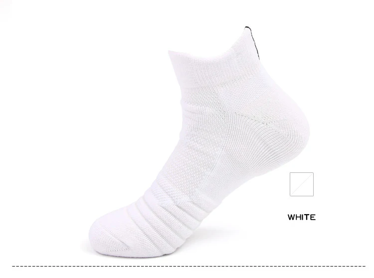 2 пары профессиональных спортивных носков для бега классические Дышащие хлопчатобумажные баскетбольные Носки для бадминтона, тенниса, баскетбола