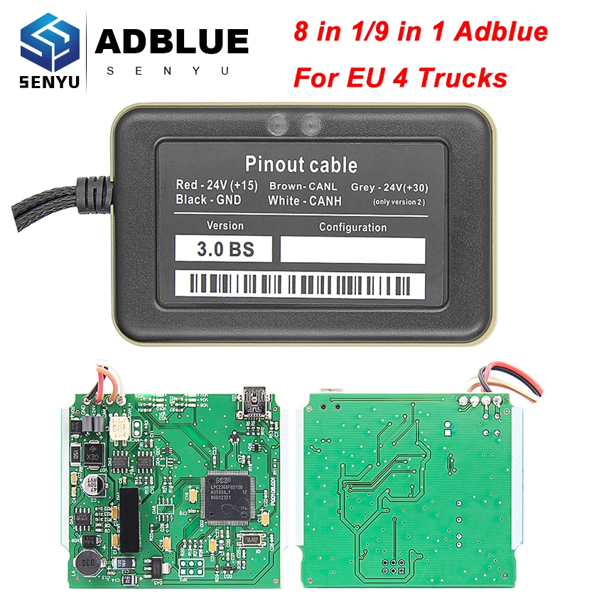 Высококачественный эмулятор Adblue версии 8 в 1 с полным чипом 9 для грузовика EURO 4 Volvo